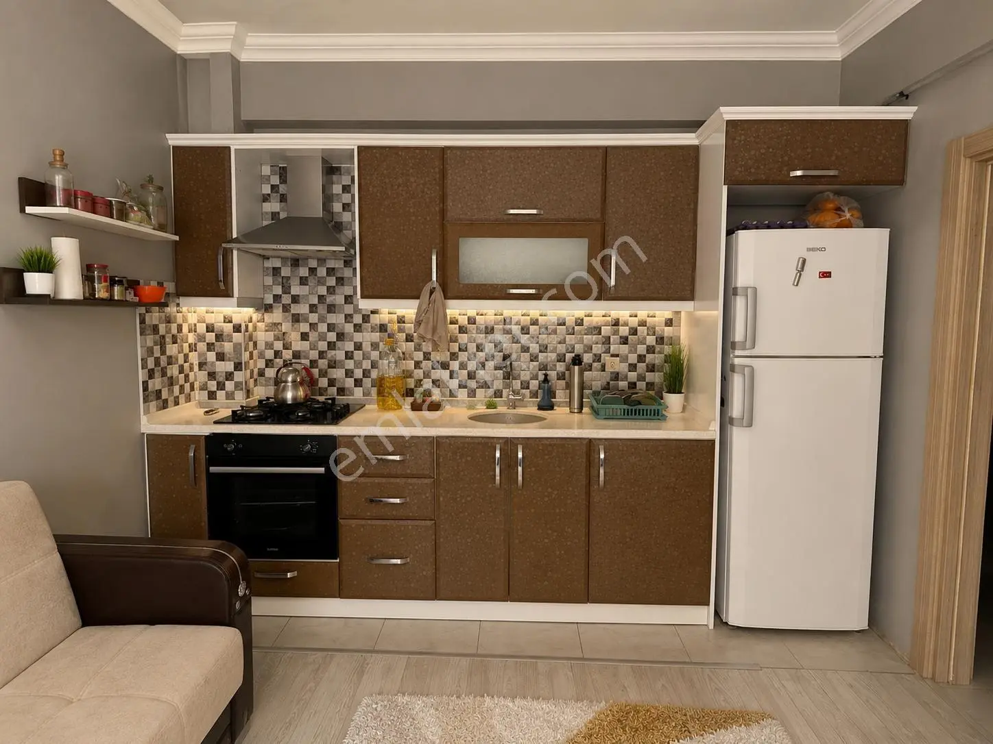 *yaz-kış Yaşama Uygun! Havuz Cephe Bahçe Katı*1+1 Fırsat Daire!! — fotoğraf 9