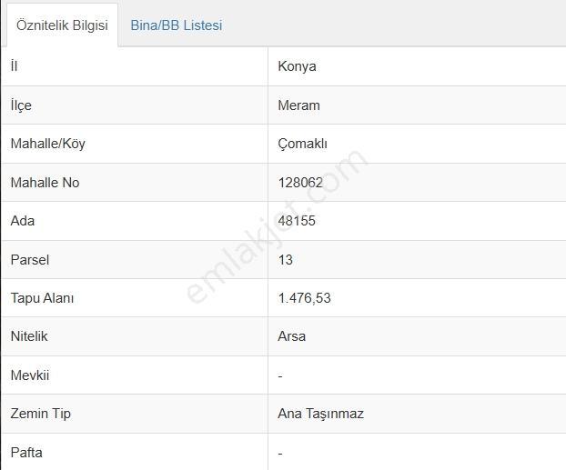 Meram Çomaklıda 1.476 M² Sanayi İmarlı Müstakil Köşe Parsel — fotoğraf 9