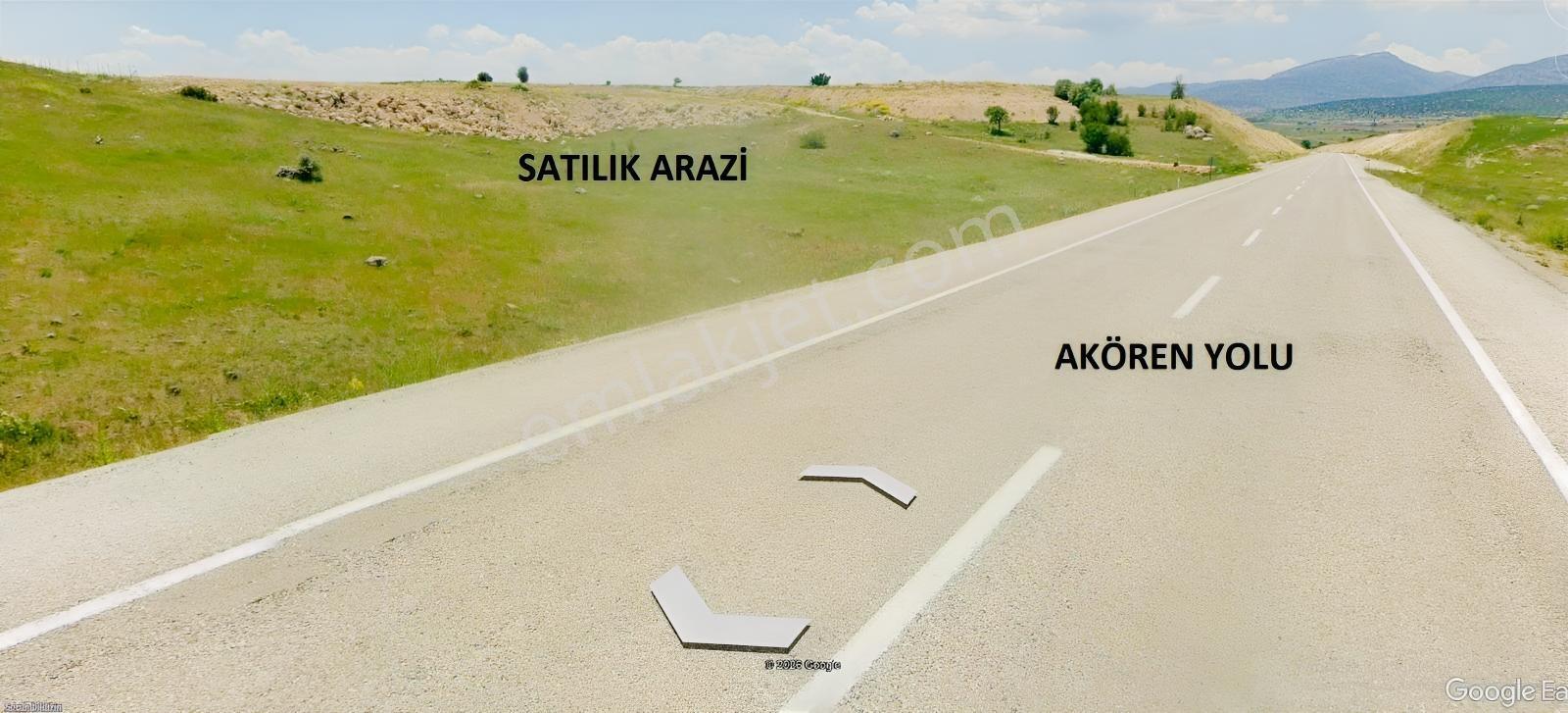 Akören Tülce'de Yol Kenarında 5727m2 Satılık Tarla — fotoğraf 3