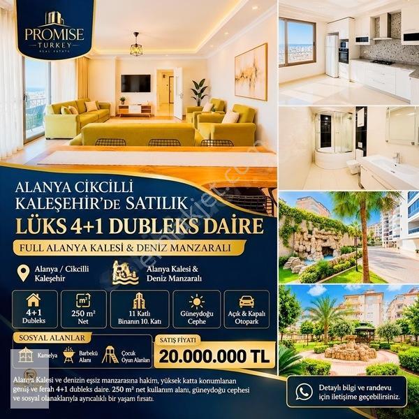 Alanya Cikcilli Kaleşehirde Satılık Lüks 4+1 Dubleks Daire — fotoğraf 35