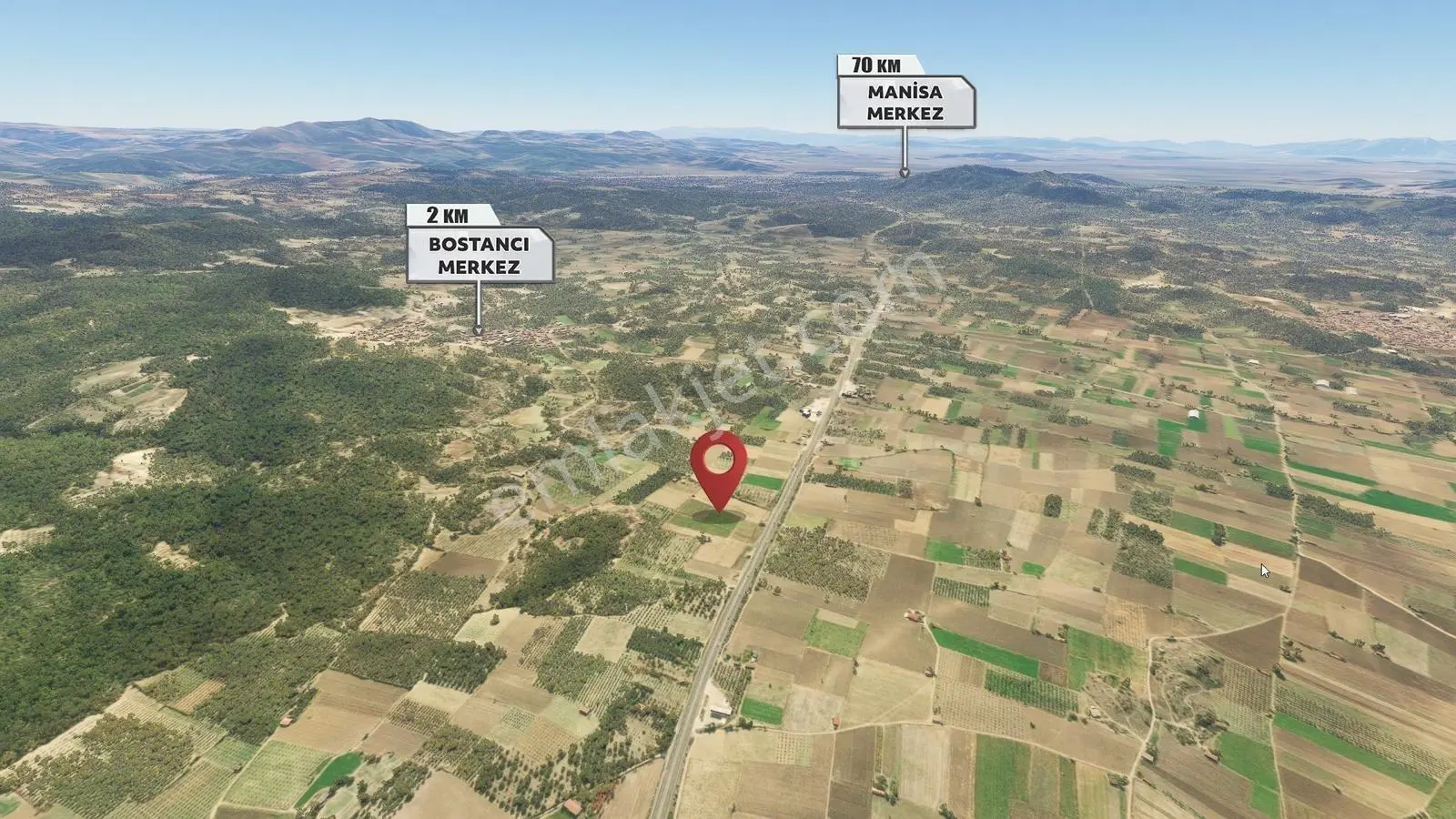 Manisa Kırkağaç Çevre Yolu Üzeri 46.367m2 Arazi — fotoğraf 4