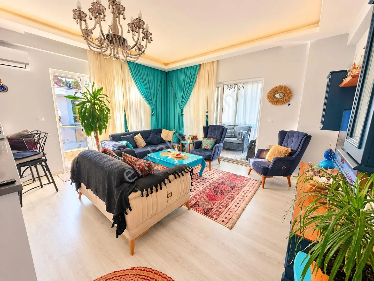 Muğla Seydikemer Belen Mahallesi Havuzlu Sitede Satılık 3+1 Çatı Dubleksi Daire — fotoğraf 3