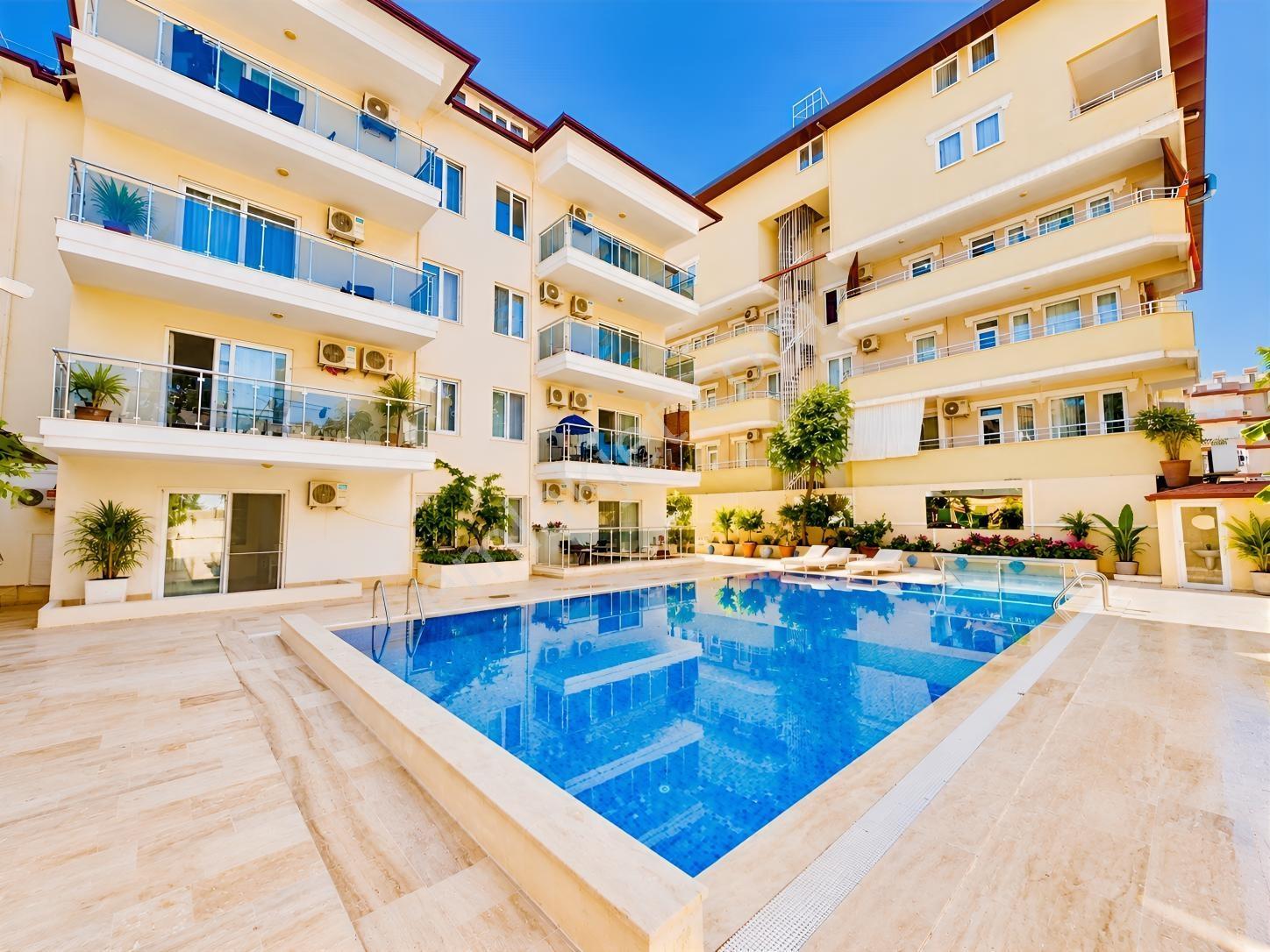 Alanya Oba 2+1 100m2 Havuzlu,eşyalı,denize 300m,merkezde — fotoğraf 21