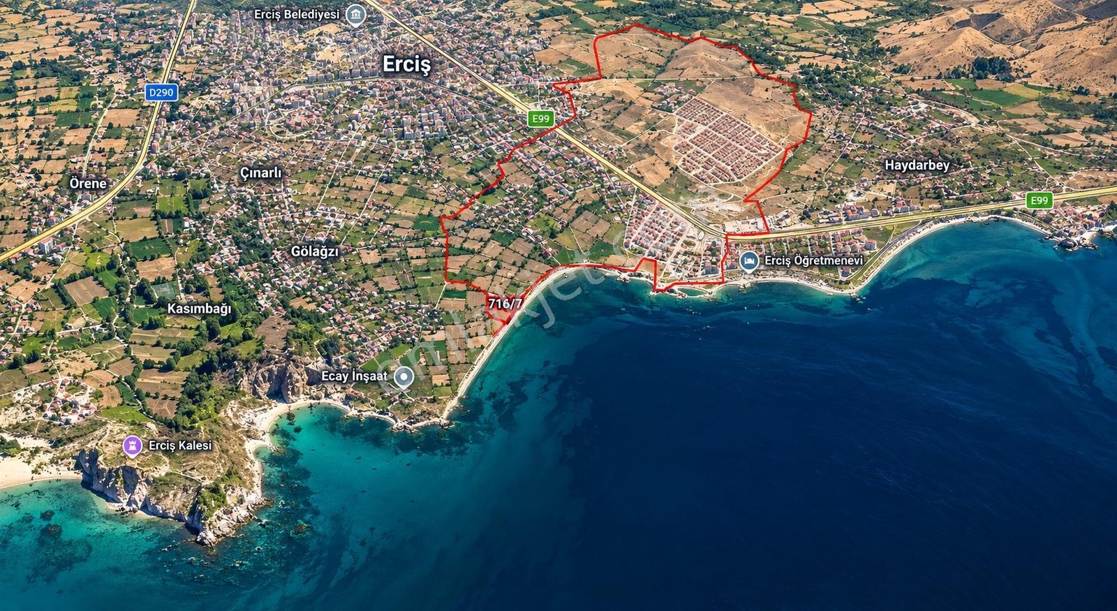 Göl Kenarı Satılık Yatırımlık 1.000m2 Arsa Hissesi — fotoğraf 5