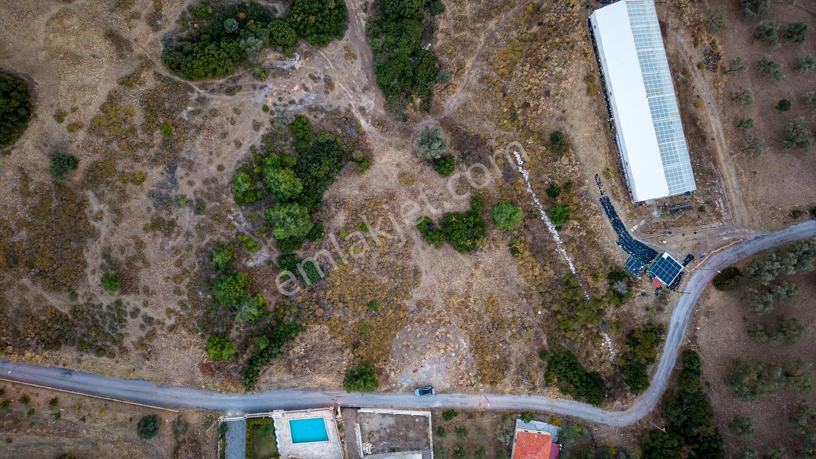 Foça Kocamehmetler'de Müstakil Tapulu Yola Cepheli Satılık Tarla — fotoğraf 4