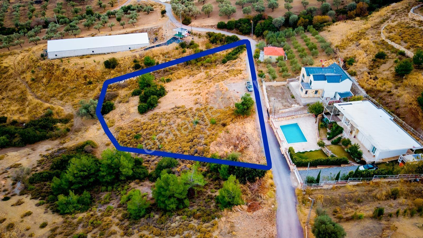 Foça Kocamehmetler'de Müstakil Tapulu Yola Cepheli Satılık Tarla — fotoğraf 13