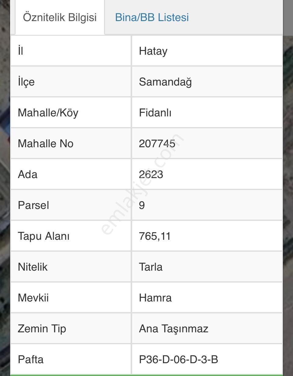 Thor'dan Hatay Samandağ Fidanlı Mahallesinde Satılık Parsel — fotoğraf 10