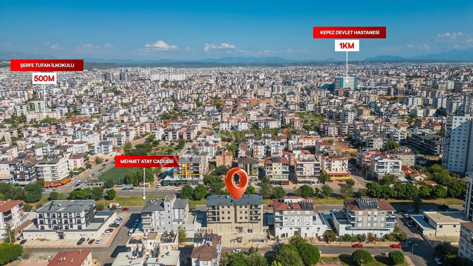 Kepez Mehmet Akifde 2+1 Sıfır Binada Ayrı Mutfaklı Satılık Daire — fotoğraf 17