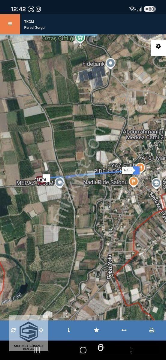 Satılık Serik Abdurrahmanlar Fırsat Tarla — fotoğraf 3