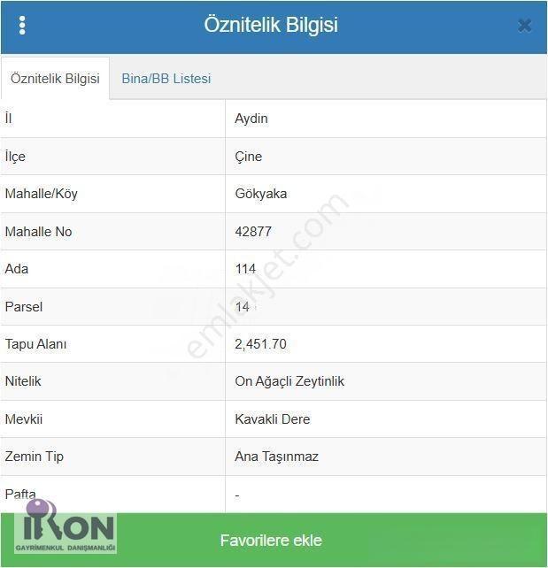 Çine Gökyaka Mahallesi Kavaklıdere Mevkiinde Satılık Zeytinlik — fotoğraf 5