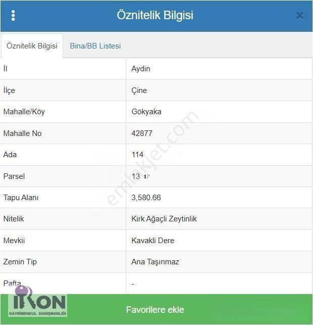 Çine Gökyaka Mahallesi Kavaklıdere Mevkiinde Satılık Zeytinlik — fotoğraf 6