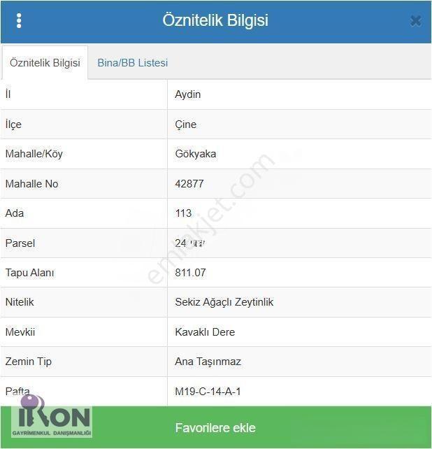 Çine Gökyaka Mahallesi Kavaklıdere Mevkiinde Satılık Zeytinlik — fotoğraf 7