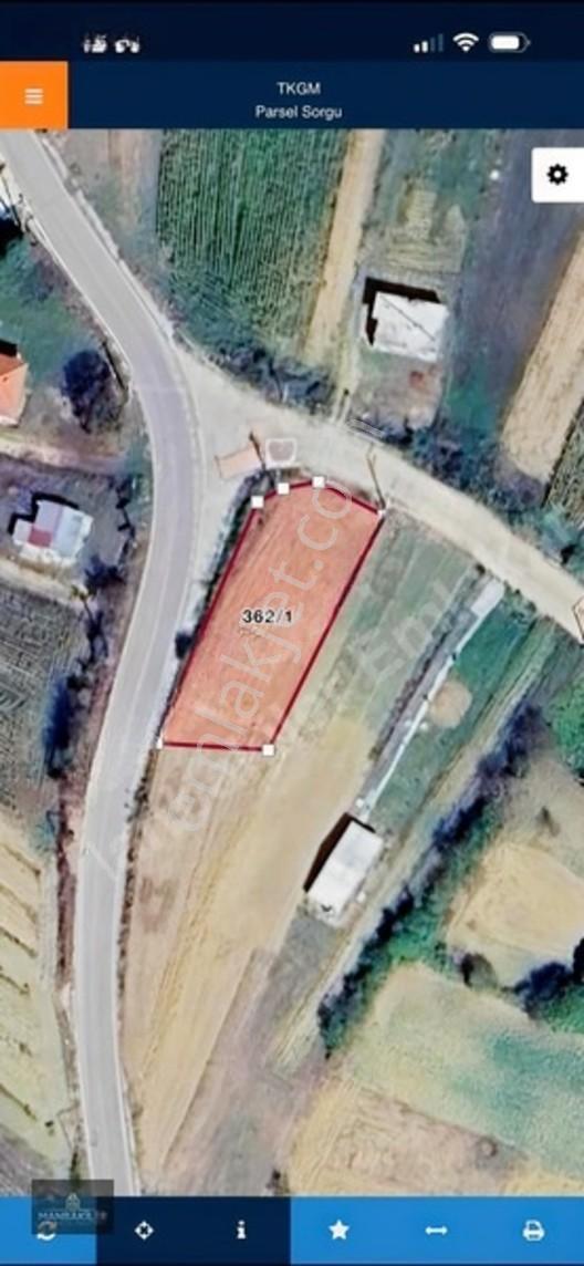 Döngelli De 866m2 Köşe Parsel Alsfalt Cepheli Fırsat Arazi — fotoğraf 4