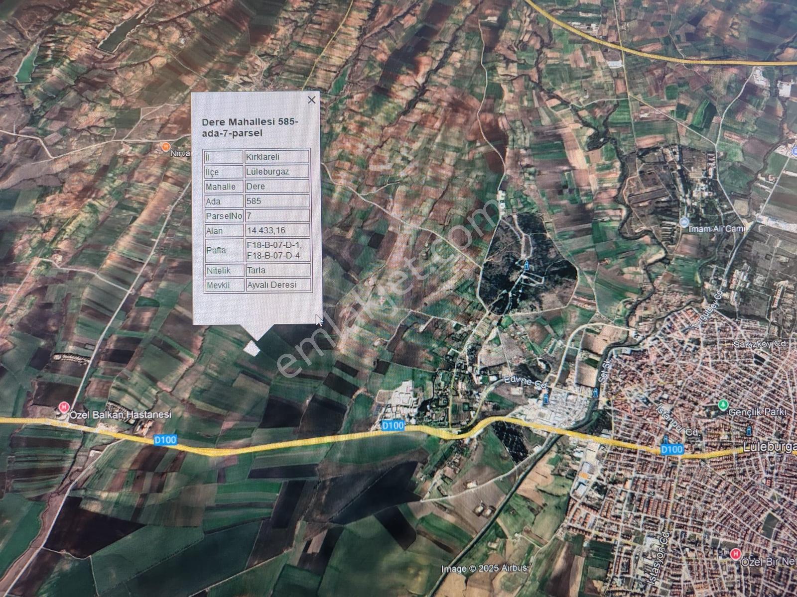 Redstone Lüleburgaz Dere Mh. 14.433 M² Satılık Tarla — fotoğraf 6