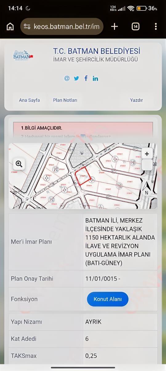 537 M2 Arsa Çevre Yoluna Sıfır Hisse — fotoğraf 7