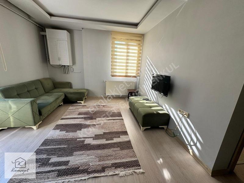 Konsept'ten Geniş M2 Temiz Eşyalı Satılık 1+1 Daire — fotoğraf 8