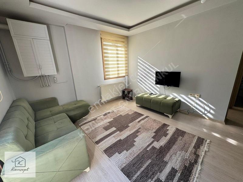Konsept'ten Geniş M2 Temiz Eşyalı Satılık 1+1 Daire — fotoğraf 9