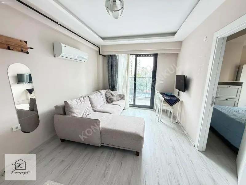Konsept'den Site İçi Lüks Arakat Eşyalı Satılık 1+1 Daire — fotoğraf 4