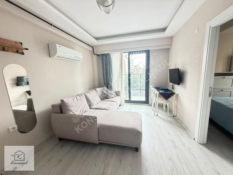 Konsept'den Site İçi Lüks Arakat Eşyalı Satılık 1+1 Daire — fotoğraf 7