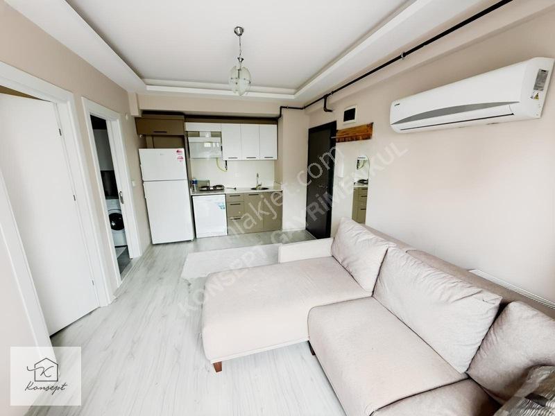 Konsept'den Site İçi Lüks Arakat Eşyalı Satılık 1+1 Daire — fotoğraf 8