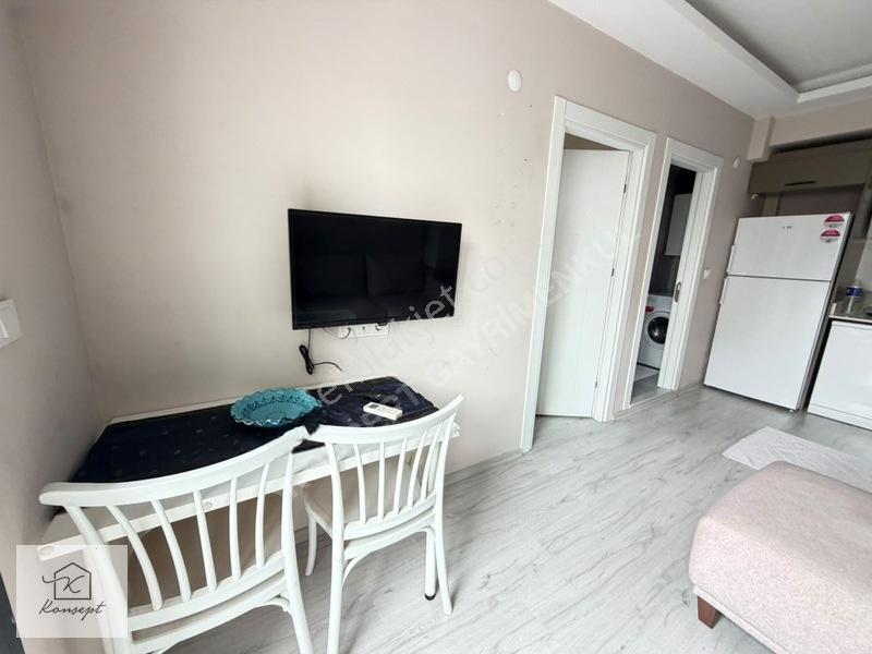 Konsept'den Site İçi Lüks Arakat Eşyalı Satılık 1+1 Daire — fotoğraf 9