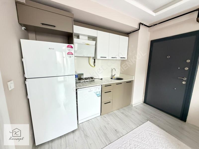 Konsept'den Site İçi Lüks Arakat Eşyalı Satılık 1+1 Daire — fotoğraf 10