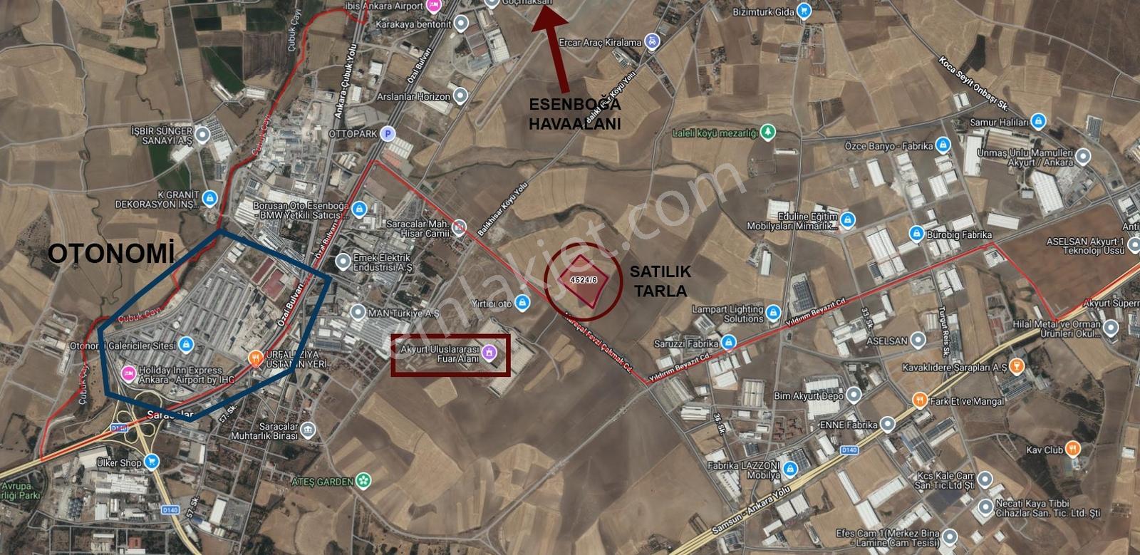 Balıkhisarda Metroya Yakın Mega Projeler Arasında 1.950 M² Arsa