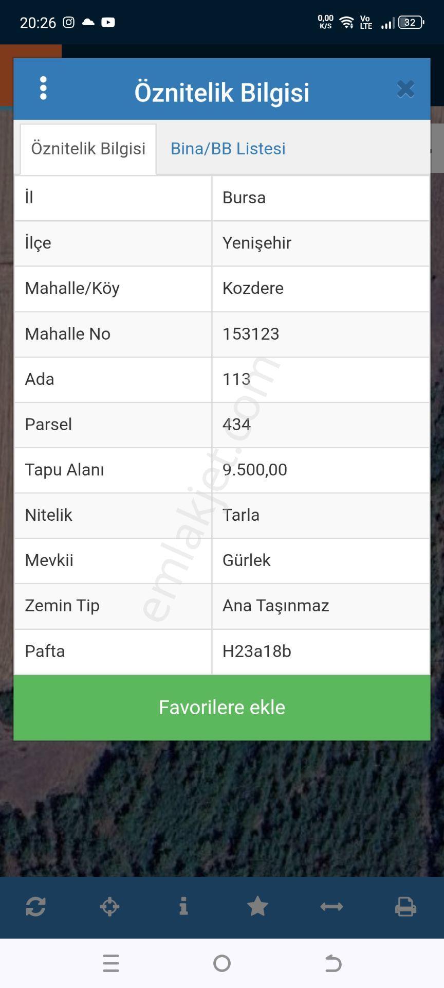Ne Döviz Ne Faiz Ne Fonlar Nede Borsa En Sağlam Yatirim Tarla Ve Arsa Burda Yenişehir Köz Derede — fotoğraf 2