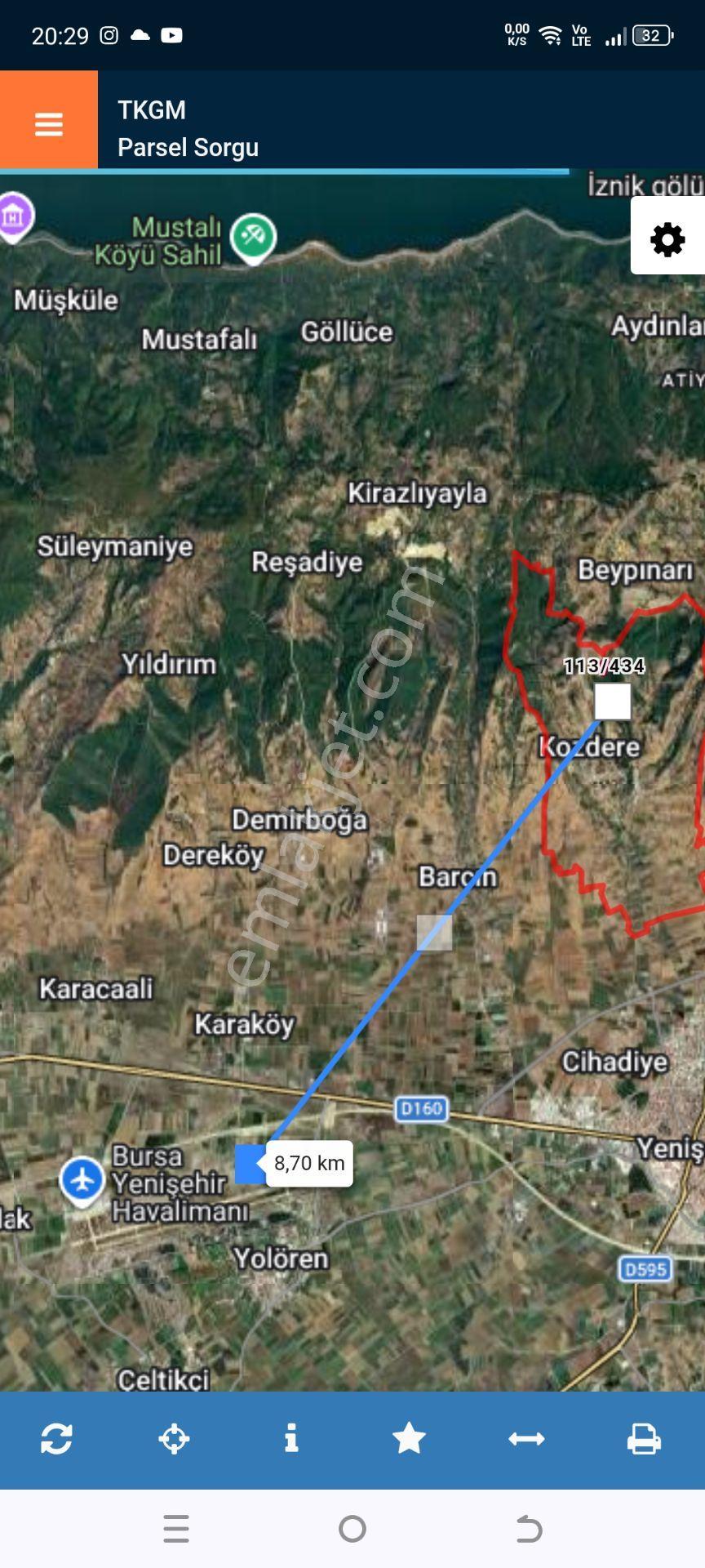 Ne Döviz Ne Faiz Ne Fonlar Nede Borsa En Sağlam Yatirim Tarla Ve Arsa Burda Yenişehir Köz Derede — fotoğraf 6