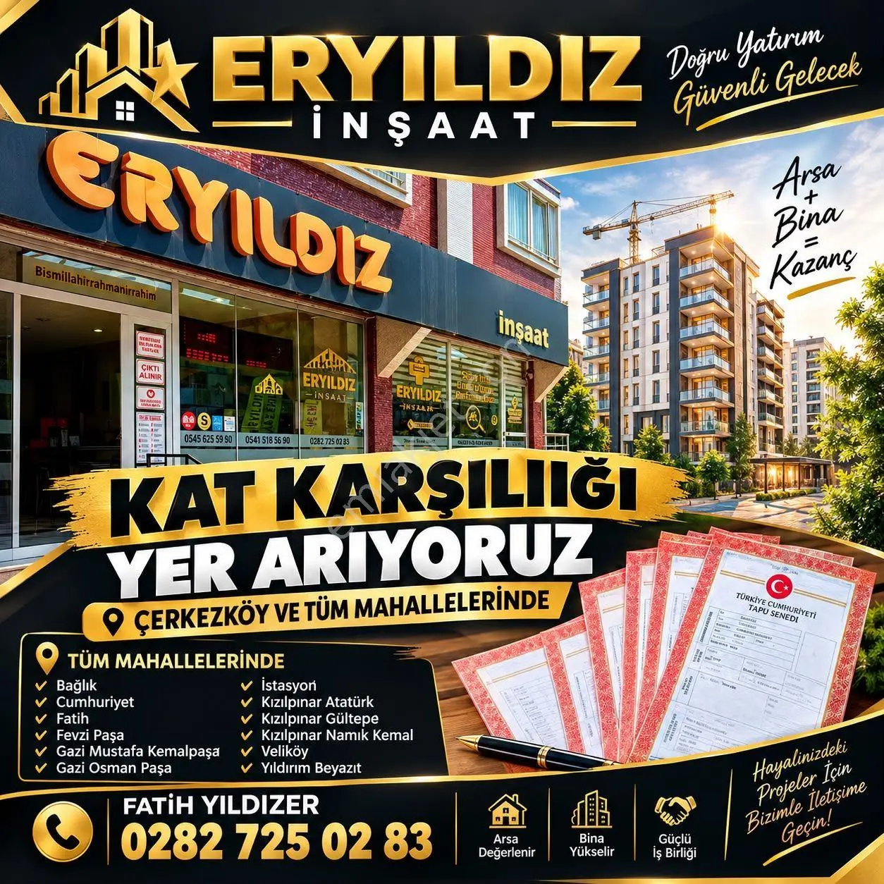 **eryıldız İnşaat'tan Fiyat Düştüü! İskanlı Lüks 2+1 Yüksek Giriş %80 Kredili — fotoğraf 32
