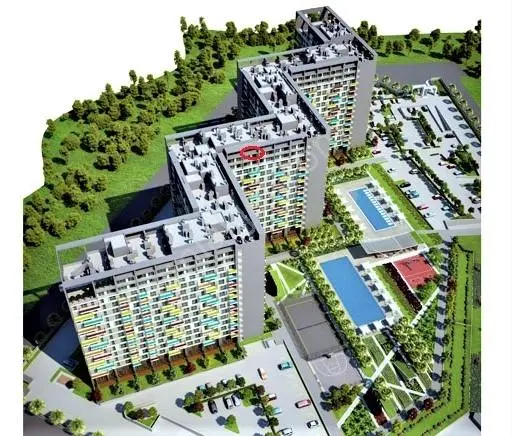 Mavişehir Soyak Optimus Havuz Cepheli Satılık 1+1ankastre Klima — fotoğraf 22