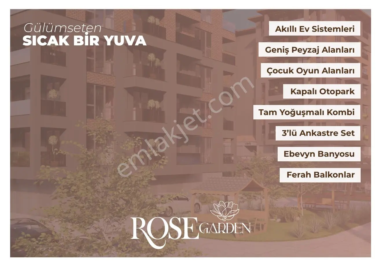 Rw/detay'dan Ihlamurkent Rose Garden 2.etap 2+1 Daire — fotoğraf 11