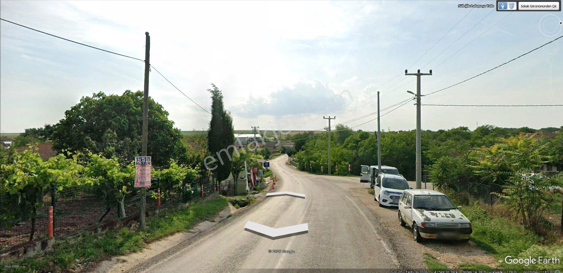 Lalapaşa Taşlımüsellım Köy İçınde 22.386 M² Çıftlık Yapımına Uygun Tarla — fotoğraf 10