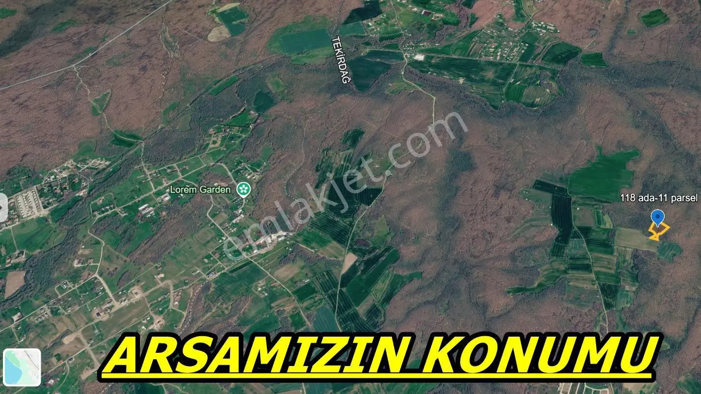 Silivri Çayırdere’De Tren Yoluna Yakın Satılık Müstakil Parsel