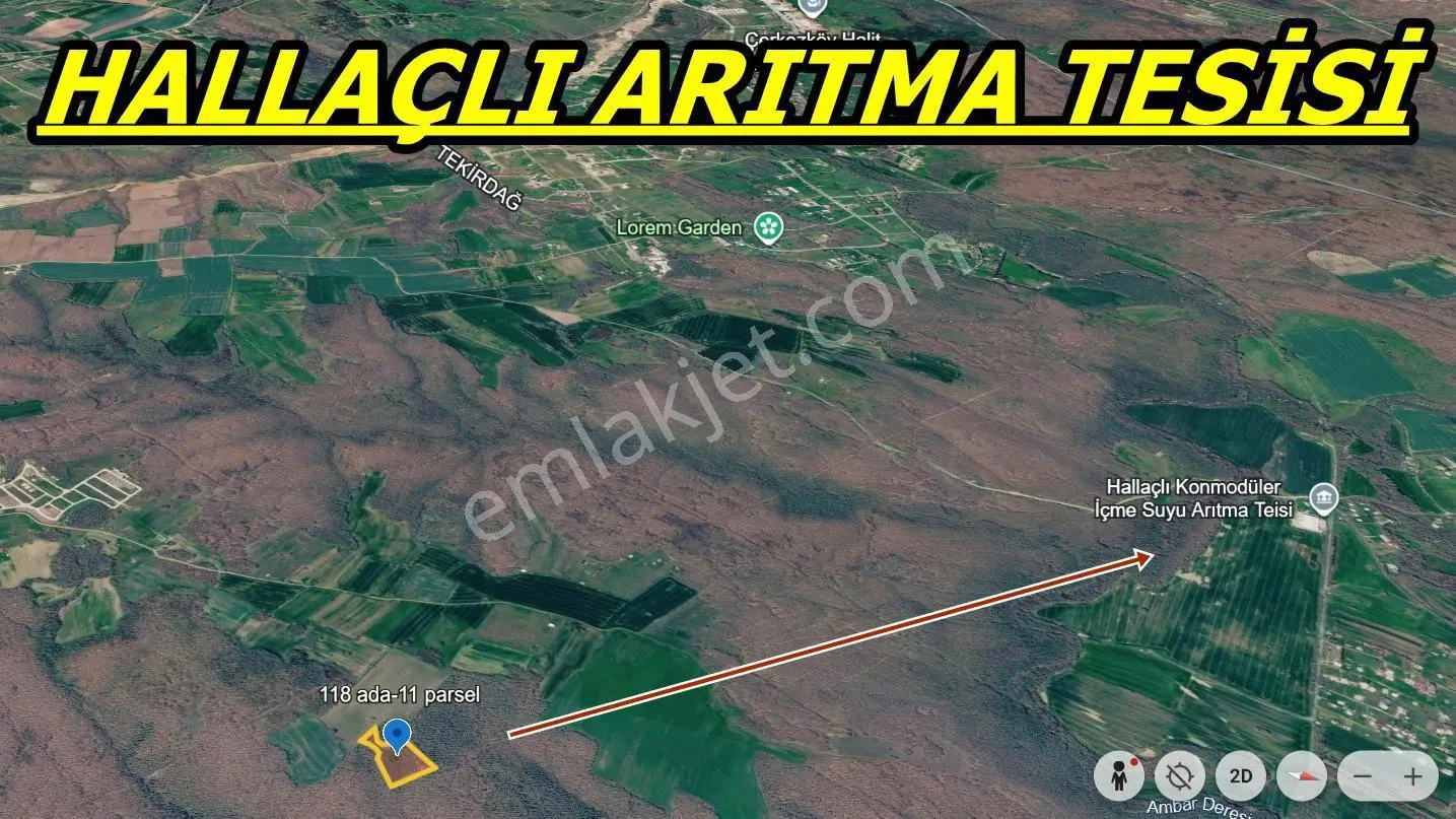 Silivri Çayırdere’de Tren Yoluna Yakın Satılık Müstakil Parsel — fotoğraf 3