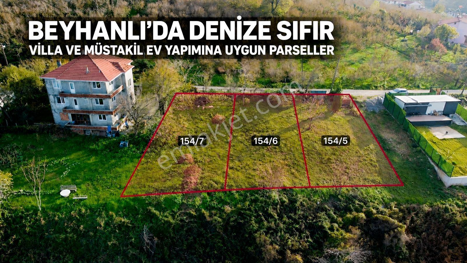 Beyhanlı Köyünde Denize Sıfır, 400 M² Satılık Parseller