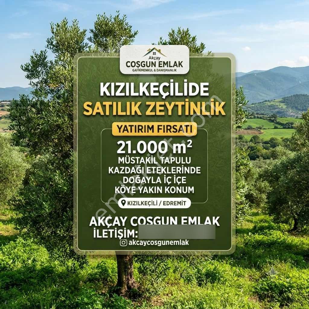 Akçay Coşgun Emlaktan Köye Yakın Yola Sıfır Manzaralı