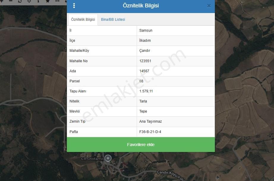 Samsun Çandırda Deniz Manzaralı 1.579,11 M² Satılık Tarla! — fotoğraf 15