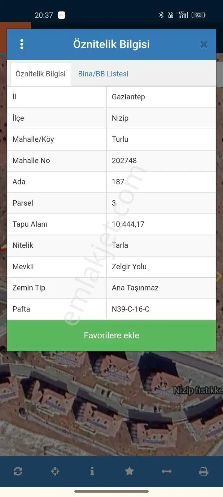 Akyol Gayrimenkul Den Satlık Nizip Turluda Boş Tarla — fotoğraf 9