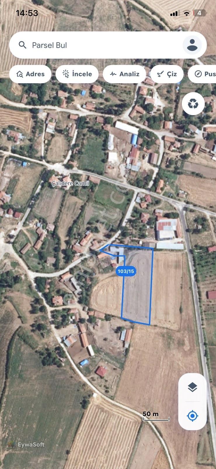 Edirne Çallıdere Köyünde 3 Kat İmarlı Köy İçinde 5000 M2 Arsa — fotoğraf 4