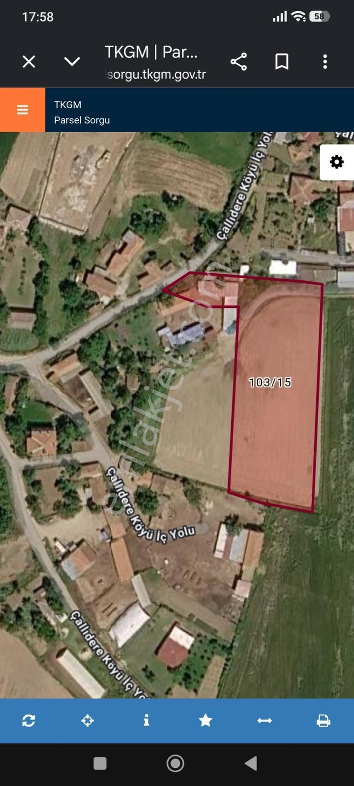 Edirne Çallıdere Köyünde 3 Kat İmarlı Köy İçinde 5000 M2 Arsa — fotoğraf 7