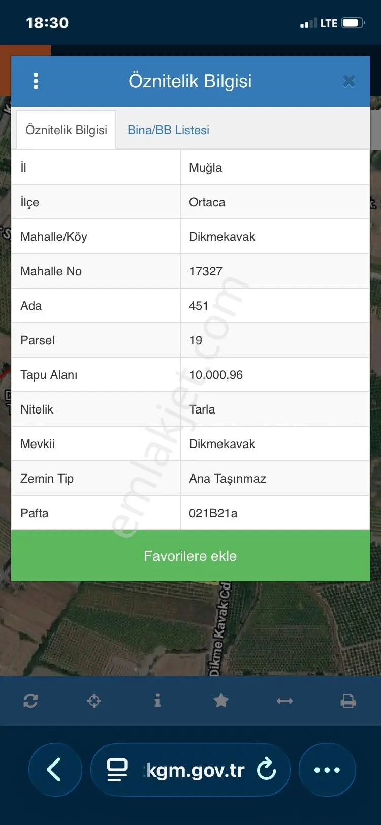 Ortaca Dikmekavak'ta 10.000 M² Satılık Bağ Ve Bahçe — fotoğraf 5