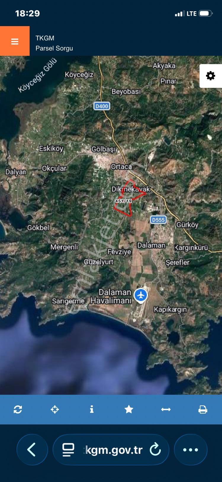 Ortaca Dikmekavak'ta 10.000 M² Satılık Bağ Ve Bahçe — fotoğraf 8