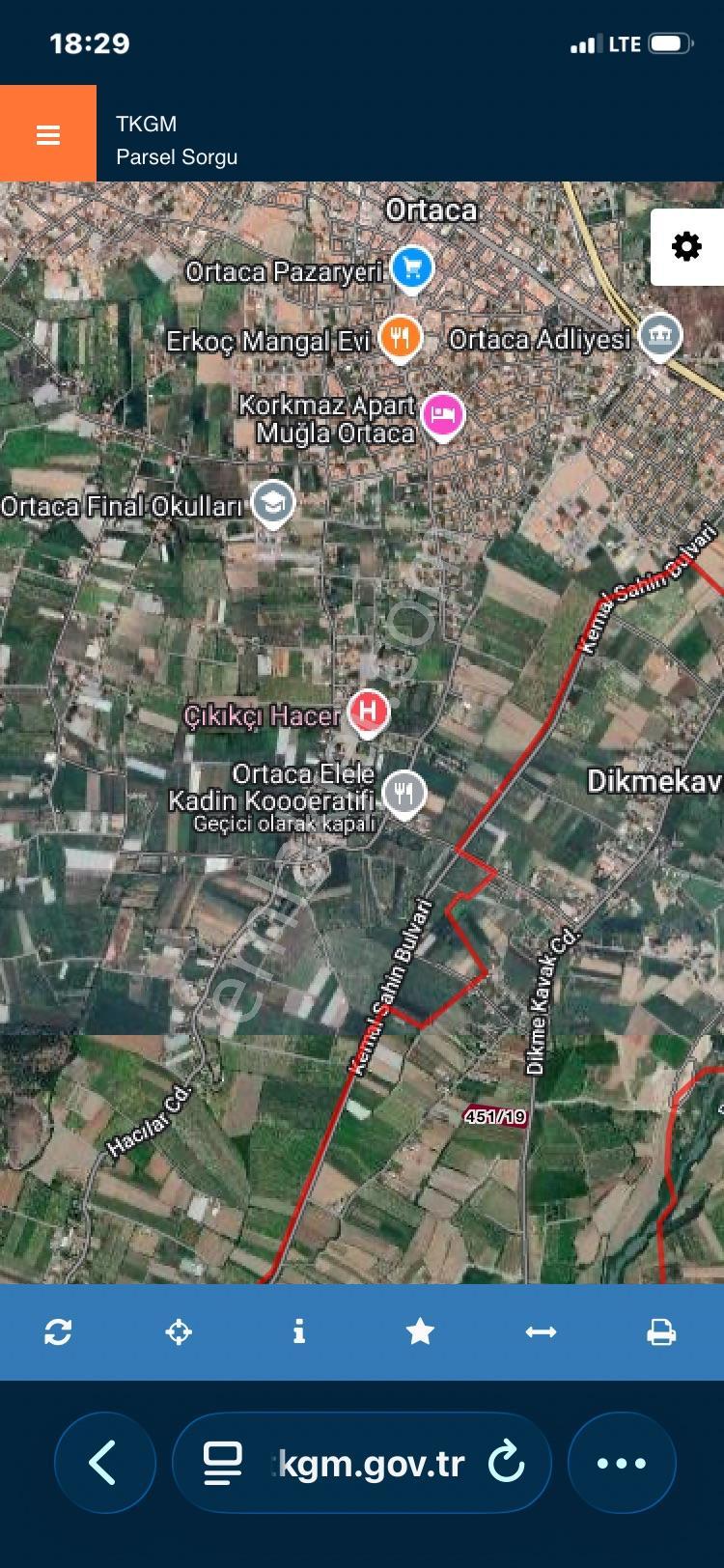 Ortaca Dikmekavak'ta 10.000 M² Satılık Bağ Ve Bahçe — fotoğraf 9