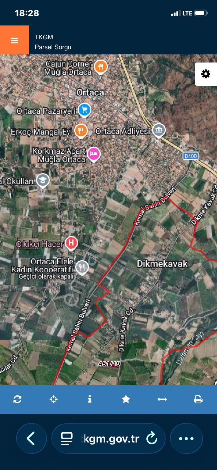 Ortaca Dikmekavak'ta 10.000 M² Satılık Bağ Ve Bahçe — fotoğraf 11