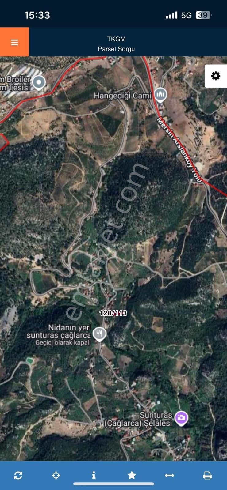 Toroslar Çağlarca Sunturas Köyünde 1.580 M2 Köy İçi İmarlı Arazi — fotoğraf 9