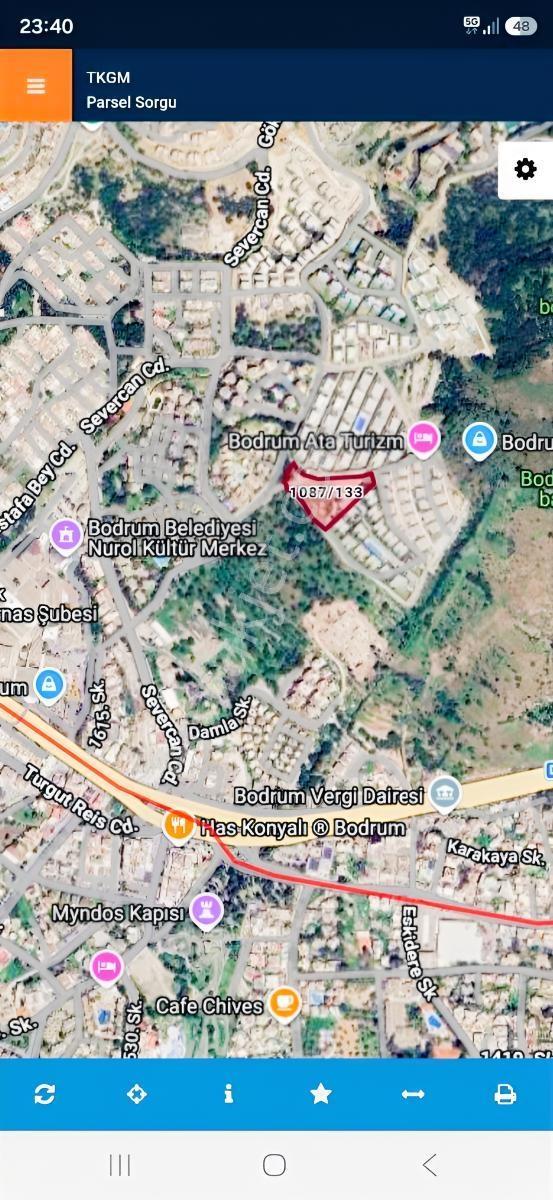 Bodrum Yeniköyde Merkezi Konumda 4.779 M² Yatırımlık Arsa — fotoğraf 6
