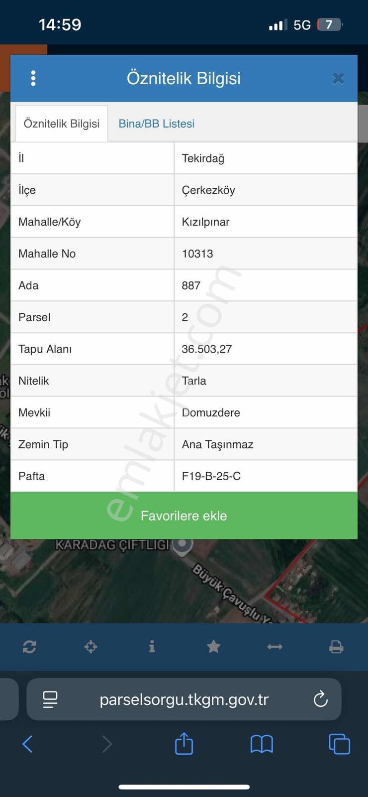 Kızılpınarda İmarlı 300 M² Hisse! Emsallerin Çok Altında — fotoğraf 8