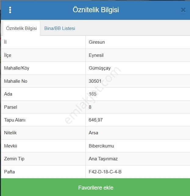 Mabel'den Eynesil Gümüşçay'da Satılık 8 Kat İmarlı Müstakil Arsa — fotoğraf 23