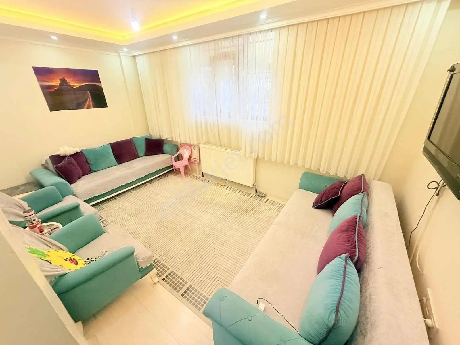 Demir İnşaat'tan İ.paşa Mah Tramvaya Yakın 2+1 100 M2 Bahçe Kat — fotoğraf 3